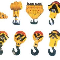 鎮(zhèn)江海門32噸雙梁起重機吊鉤組 歐式20噸電動葫蘆吊鉤