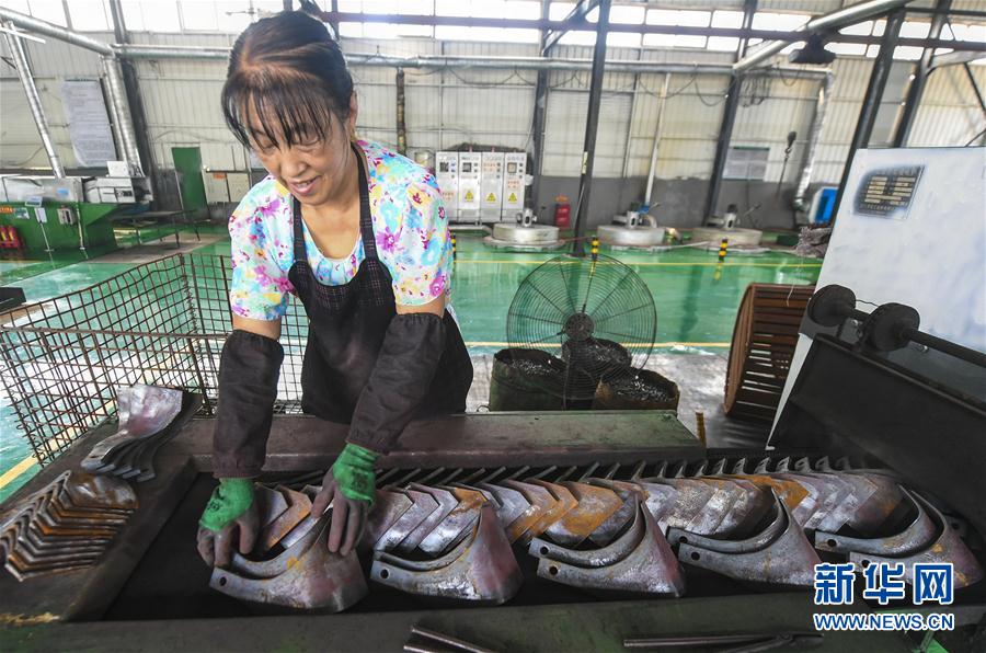 （經濟）（2）河北大城：農機配件出口訂單上半年不降反升