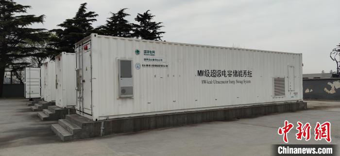 儲能站現場。 夏衍 攝