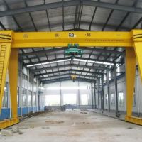 四川門式起重機安裝現場